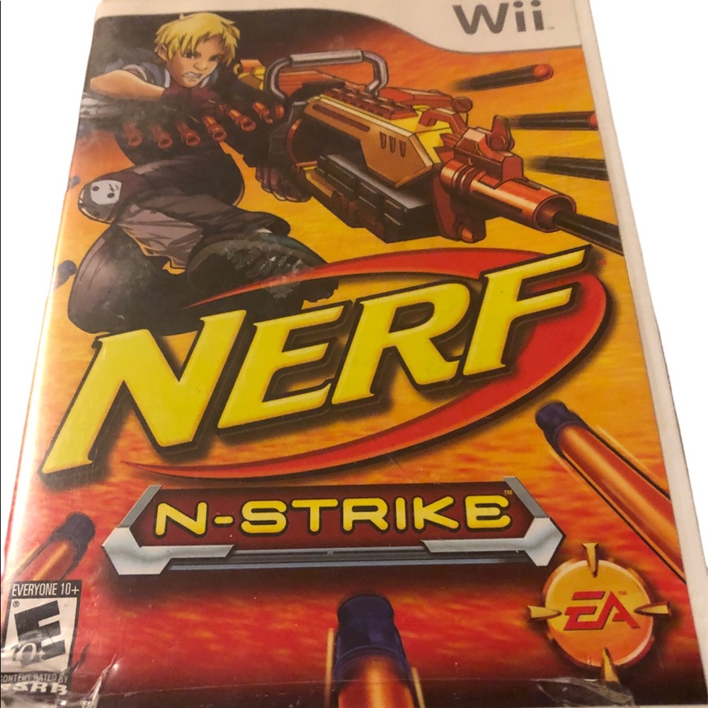 Nerf N-Strike - Nintendo Wii Game - 4 Player - Complete Tested